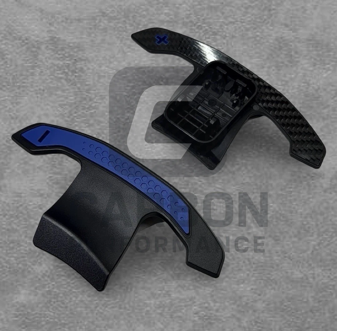 FITS BMW CARBON FIBRE STEERING WHEEL PADDLE SHIFTERS - Image 4