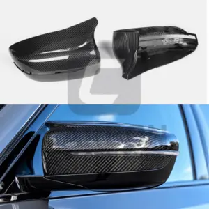 PRE-PREG CARBON FIBRE WING MIRROR CAPS COVER FOR BMW
