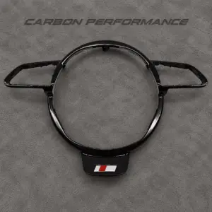 Audi Gloss Black Steering Wheel Trim Only S RS Badge