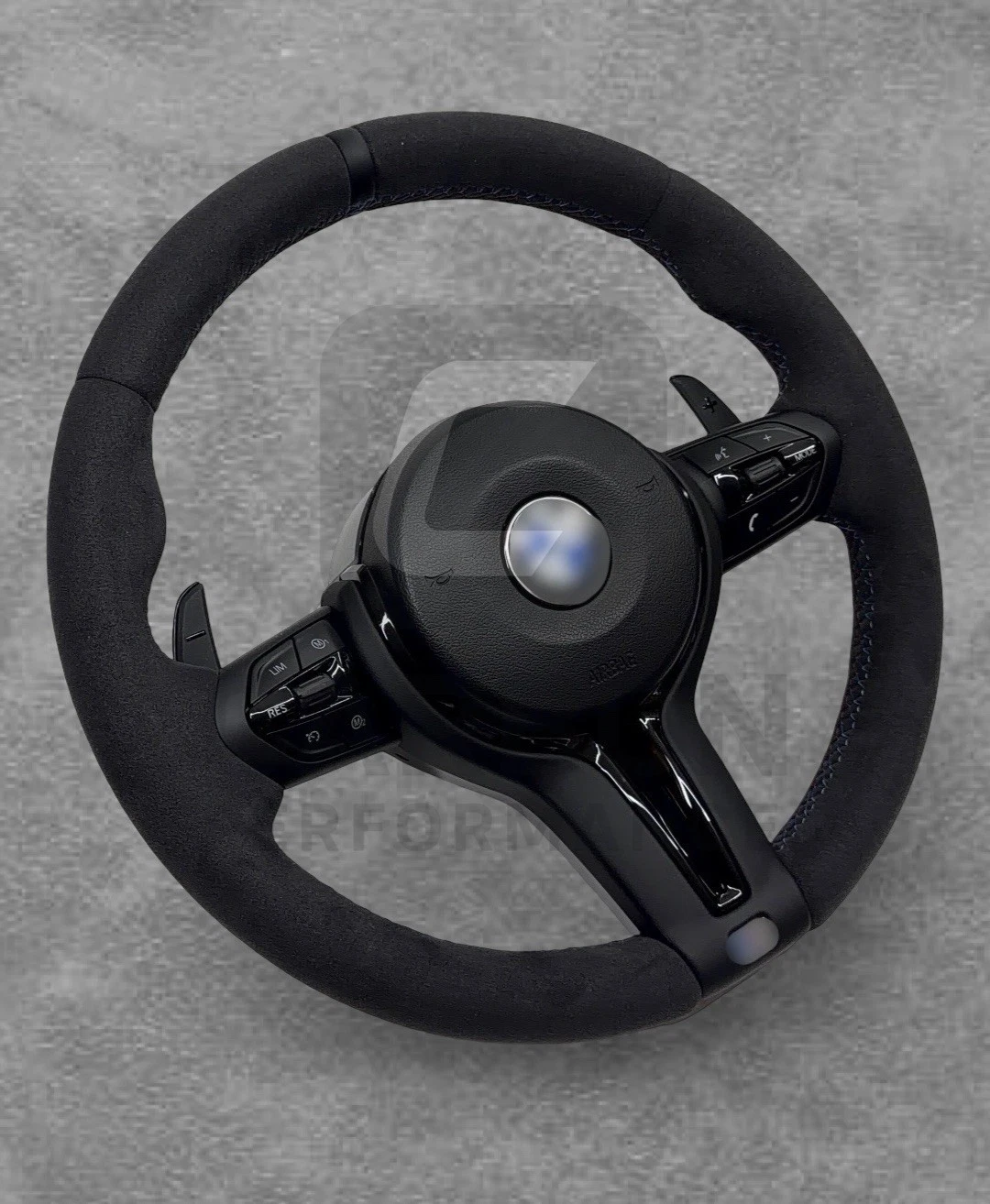 Alcantara M Steering Wheel F Series For BMW - Image 3