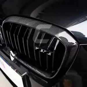For BMW 22-24 Double Slat Pre-Preg Carbon Fibre Front Grille