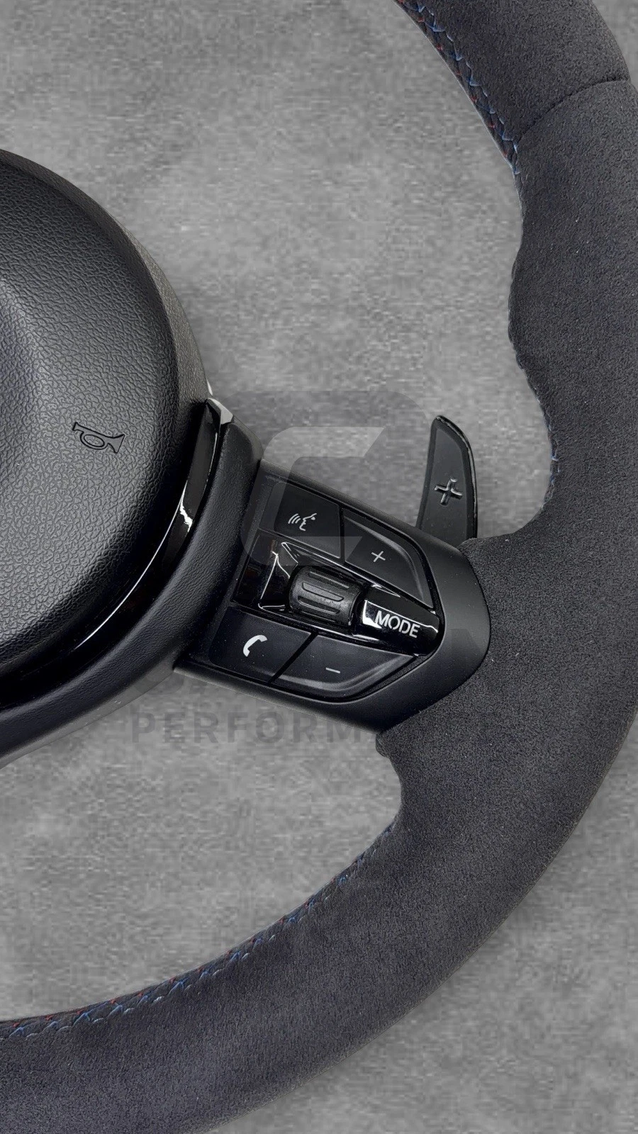 Alcantara M Steering Wheel F Series For BMW - Image 8