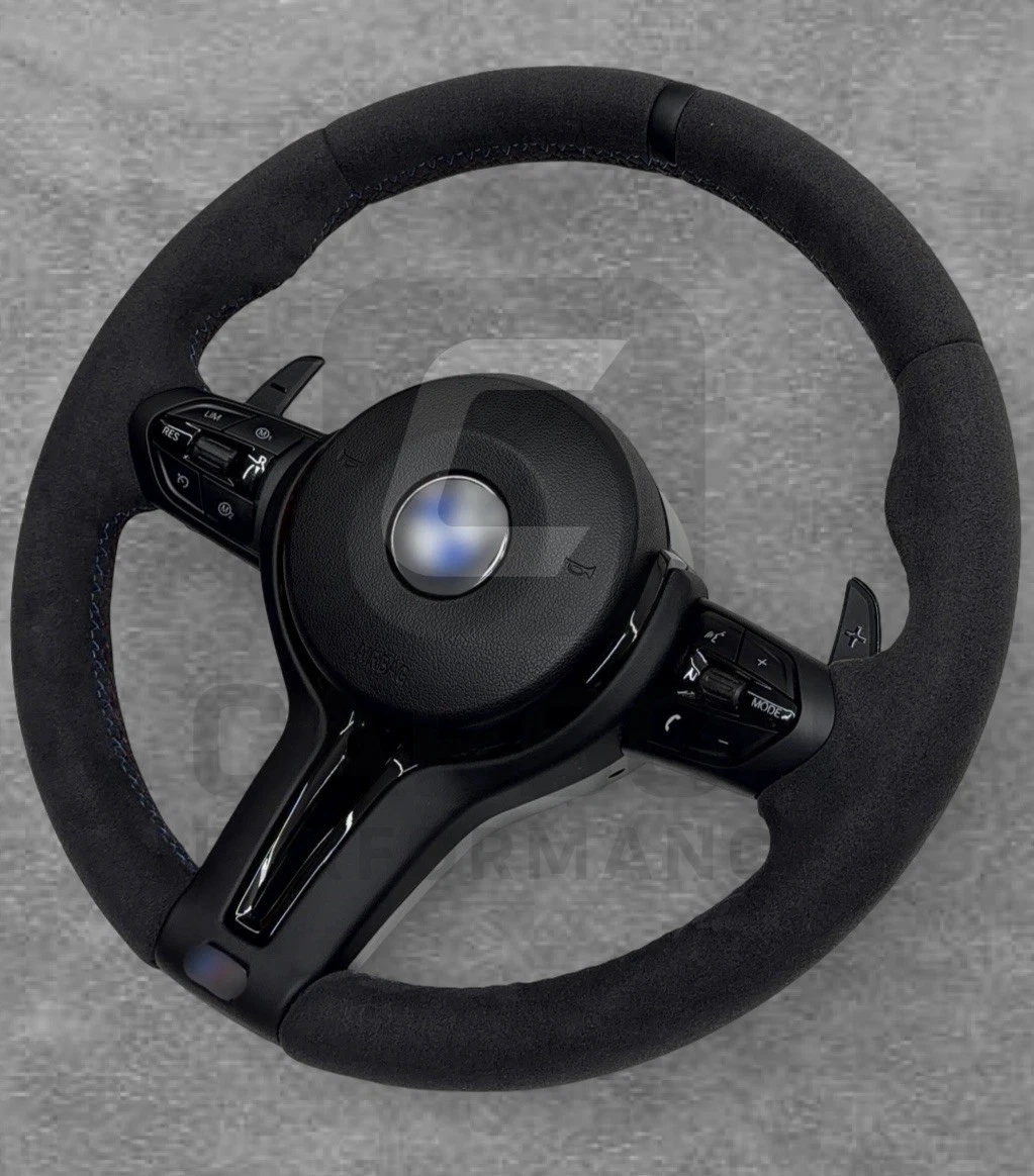 Alcantara M Steering Wheel F Series For BMW - Image 2