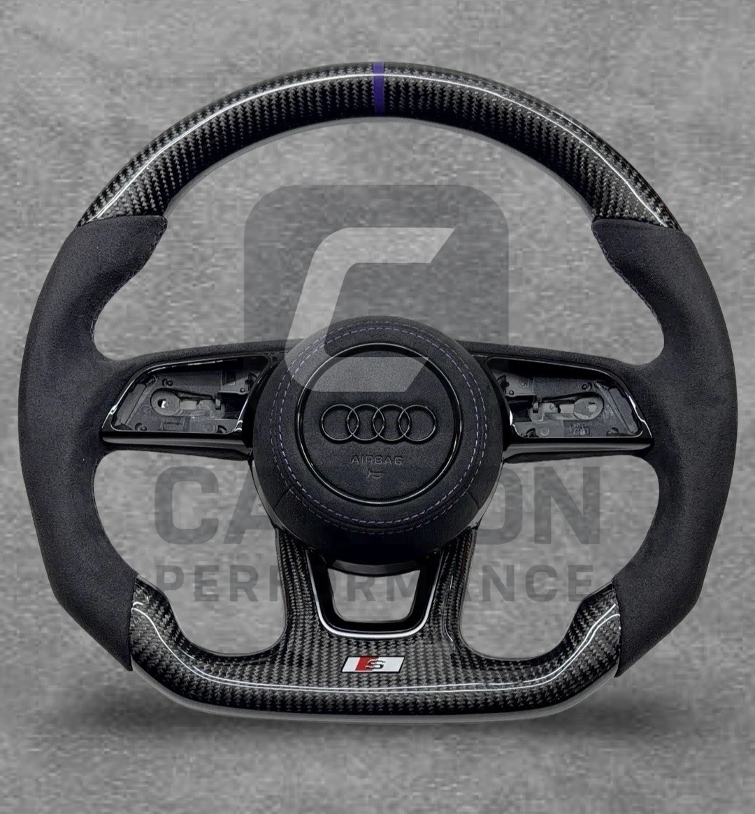 Audi Carbon fibre Alcantara Steering Wheel 8V 2016-2020
