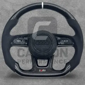 Audi Carbon fibre Alcantara Steering Wheel 8V 2016-2020