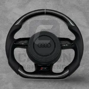 AUDI LEATHER CARBON STEERING WHEEL MANUAL 2012-16 S3